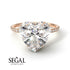 Heart Shape Diamond Ring - Noelle No. 2